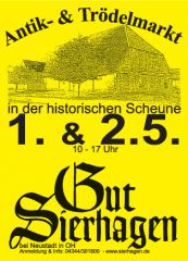 Flyer Antikmarkt Mai